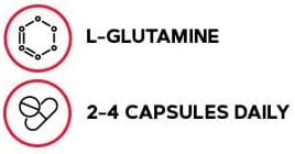 GNC Pro Performance L-Glutamine 1500mg, Amino Acid Supplement, Supports Muscle Recovery &amp; Function, Fuels Immune System, Plays Key Role in Protein Synthesis, Unflavored, Gluten Free, 180 Capsules