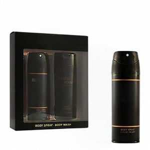 Men's Luxury Gift Set 2-Piece Eau De Toilette Spray and Body Wash Lemon Bergamot Fragrance 6.8 Fl Oz Each