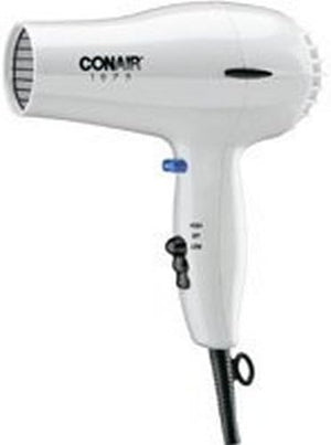 Conair 1875 Watt Mid-Size Styler Hair Dryer White 1 ea (4 Pack)