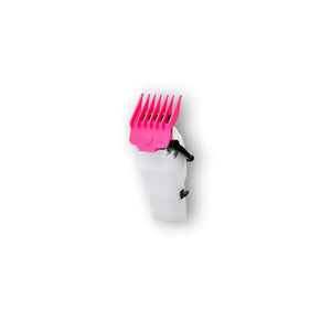 TPOB SLIME Guards (slime 2) 6 Professional Hair Guides plastic combs for different hair cutting lengths (Pink)