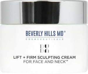 Beverly Hills MD Lift &amp Firm Sculpting Cream- Tighten &amp Tone Skin Anti-Aging Lotion for Smooth Moisturized Complexion- Lift and Smooth Face Neck D?collet? w/Silk Peptides + Aloe Vera Vit