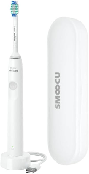 Philips Sonicare DailyClean Rechargeable Toothbrush with Smoocu Case SmarTimer and Quadpacer