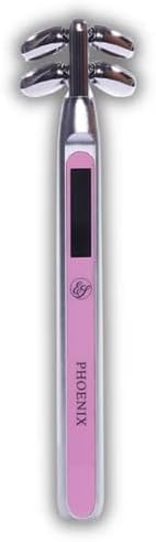 EvenSkyn Phoenix ? Light-Powered 4-Roller Face &amp; Neck Sculpting Tool | Daily Microcurrent Skincare Bar for Gentle Massage, Relaxation &amp; Facial Contouring