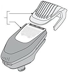Beard Styler 5 Length Settings Attachment AC20/01 For Philips Shaver Wet &amp; Dry S5531 S5579 S5581 S5666 S7731 S7782 S8050 S9502 S9931 S9982