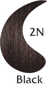 Haircolor Black 2N(2 oz color 2 oz developer)