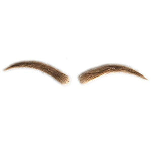 Artifical Eyebrow Extensions Natural Human Hair False Eyebrows (22#-blonde)