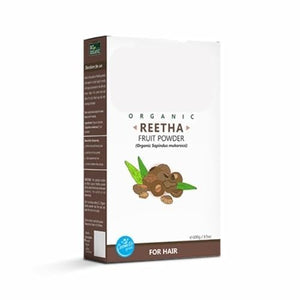 NACHT 100% Organic Reetha Powder | Sapindus mukorossi For Hair &amp Scalp Treatment - (100g)