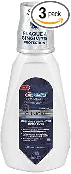 Crest Pro-Health Clinical Oral Rinse Deep Clean Mint - 16 oz Pack of 3
