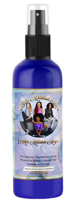 Hair Oil 8oz - Deep Conditioning &amp Hair Growth Treatment Hydrates Strengthens &amp Revitalizes Scalp Ideal for Locs Twists Sisterlocks &amp Natural Hair (8 Fl Oz)