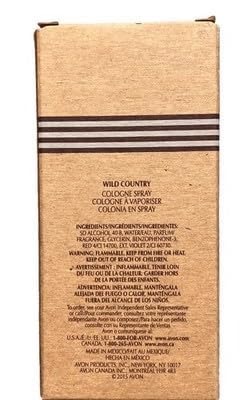 Wild Country Cologne Spray for Men 100ml