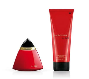 Mauboussin - Jumbo Set In Red : Eau de Parfum 100ml (3.3 Fl Oz) &amp; Shower Gel 200ml (6.6 Fl Oz)