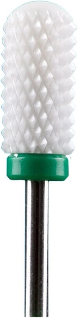 RHAIYAN 67 Styles Carbide Nail Drill Bits Rotate Electric Ceramic Milling Cutter for Manicure Gel Polish Remover Nail Files Pedicure Specific (Color : 2TGreen)