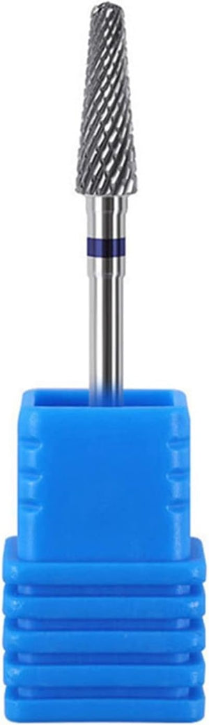 RHAIYAN 67 Styles Carbide Nail Drill Bits Rotate Electric Ceramic Milling Cutter for Manicure Gel Polish Remover Nail Files Pedicure Specific (Color : 5WBlue)