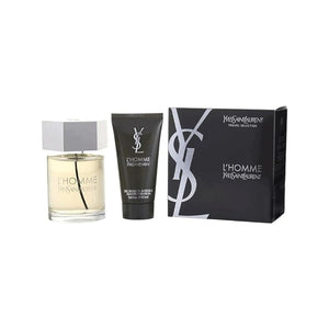 LHomme by Yves Saint Laurent for Men - 2 Pc Gift Set 3.3oz EDT Spray, 1.6oz Shower Gel