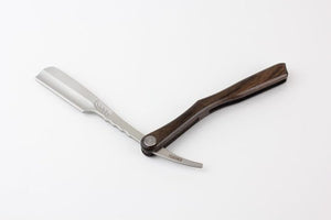 Feather Artist Club SS Wood Folding Straight Razor
