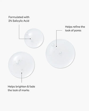 TULA Skin Care Clear Up - Pore Clearing Gel, Facial Serum, Salicylic and Azelaic Acid, Niacinamide, Clears Skin, Exfoliates, Improves Skin Smoothness, Refines the Look of Pores, 1 fl oz.