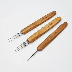 Knitting Tools Wig Dreadlocks Styling Tools Appliances Brown (0.5mmBrown Two Heads)