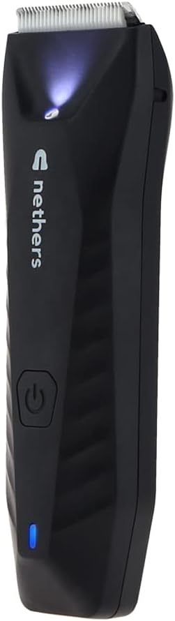 Nethers v2.0 Undercut Groin Trimmer 100% Nick Free Waterproof Replaceable NetherSafe Curved Ceramic Blades Body Groomer