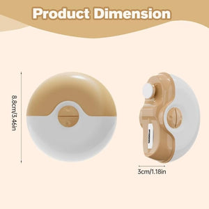 3 in 1 Electric Polishing Automatic Nail Clippers 2025 New Electric Nail Clippers for Seniors Nail Trimmer with Polishing Electric Nail Trimmer with Light for Baby Adult and Seniors (Purple)