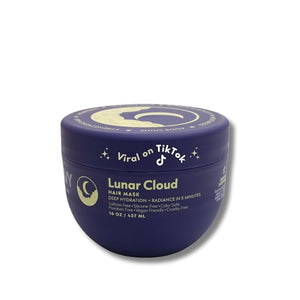 NAVY HAIR CARE Lunar Cloud Hair Mask | Deep Hydration Frizz Control &amp Repair for All Hair Types | Lightweight Treatment with Argan Oil Coconut Oil &amp Keratin | Vegan &amp Cruelty Free | 16 o