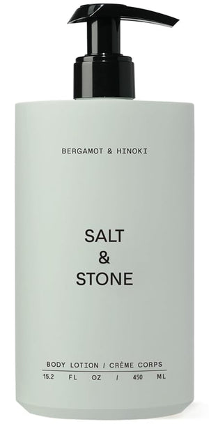 Salt &amp Stone Body Lotion for Women &amp Men| Scented Daily Body Lotion | Hydrates Nourishes &amp Softens Skin | Restores Dry Skin | Fast-Absorbing | Cruelty-Free &amp Vegan (450 ml) (Bergamot
