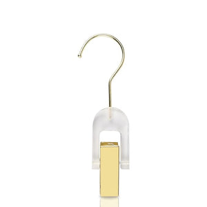 5Pcs Acrylic Hair Extension Hangers for Wig Holder Laundry Hanging Hook Clips for Hairpin Hairdressers Hangers for Wig Storage Weft Extension Storage Clips