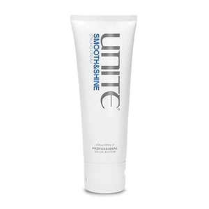 UNITE Hair - SMOOTH&ampSHINE Styling Cream - Tames Frizz Adds Shine &amp Softness - Hydrates Protects &amp Repairs with Argan Oil Coconut &amp Honey - Ideal for Medium to Thick Hair - 3.5 oz