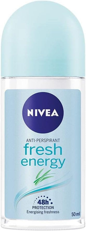 Nivea Deo Roll on 50ml. (Pack of 3) (Energy Fresh)