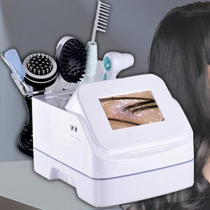 200x HD Scalp Hair Follicle Analyzer - 5-in-1 Scalp Care Device, Freeze Picture Feature, Universal Hair Health Detector for Home &amp; Salon Use, 7-Inch Professional Tool