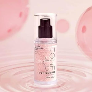 Sun Serum VelyVely Vitamin Dark Spot Tone-Up SPF 50+ PA++++ Niacinamide with Fullerene Alpha-bisabolol 30ml/1.01 fl oz