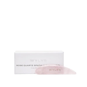 Spatula Facial Tool ? 100% Natural Stone Dual-Purpose Skincare Tool | Gua Sha for Face Massage &amp; Circulation | Spatula for Creams &amp; Balms | Perfect for Gifting (Rose Quartz)