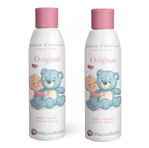 Air Freshener - MacroBaby Baby Room Spray Baby Powder Spray Scent Air Freshener | 6Oz | 198ml (Pack of 2)