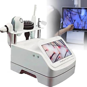 Scalp Analyzer 5 in 1 with Scalp Massage Equipment for Hair Loss Diagnosis Moisture Flexibility and Oil Content - 10 Inch with 5 Handles