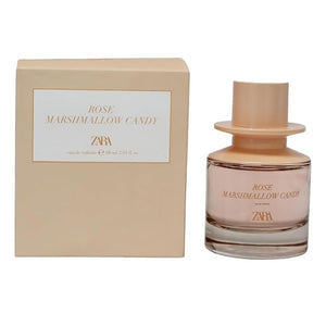 Zara Rose Marshmallow Candy Perfume for Kids Floral Gourmand Scent with Marshmallow Orange Blossom and Rose Special Fruit Inspired Fragrance Collection Eau de Toilette 60ml (2.03 fl. oz.)