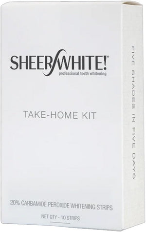 20% Professional Teeth Whitening Strips Films Kit (1 Count (Pack of 1))