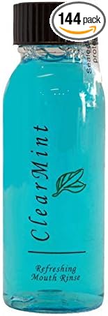 ClearMint Mouth Wash | 1 oz Travel/Hospitality Size Bottle | Case of 144