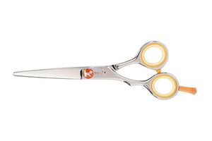 Cricket Centrix Roc-It Dog RL 575 5.75¡± Lefty Professional Stylist Barber Hair Cutting Shear Precision Cast Convex Blade Scissor Offset Grip, Left Handed
