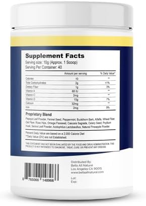 Bella All Natural Extreme Detox Powder (Pineapple)