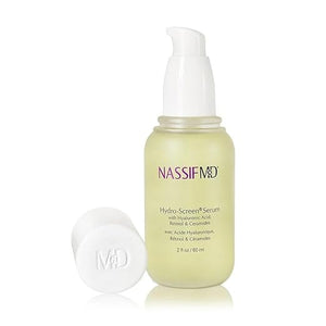 NassifMD Hydro-Screen Hydration Serum | Surgeon-Created Hyaluronic Acid Ceramides &amp Retinol Formula for Plumping Firming &amp Reducing Fine Lines