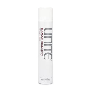 UNITE Hair - MAXCONTROL Spray - Strong-Hold Brushable Hairspray for All Hair Types - Frizz Control &amp Thermal Protection - Paraben-Free - 10 oz