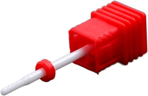 RHAIYAN 67 Styles Carbide Nail Drill Bits Rotate Electric Ceramic Milling Cutter for Manicure Gel Polish Remover Nail Files Pedicure Specific (Color : 6TRed)
