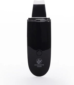 EvenSkyn Cosmo Skin Scrubber &amp; Facial Cleansing Tool with 3 Smart Modes | Blue Light Feature | Compact Skincare Device for Daily Use, Product Absorption &amp; Exfoliation - Black