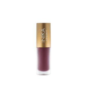 INIKA Organic Tinted Lip Oil | Bakuchiol, Squalane + Collagen in a Glossy Wash of Color. Luxuriously Smoothing &amp; Hydrating Lipgloss. Natural, Vegan. 0.16 Fl oz (Mulberry)