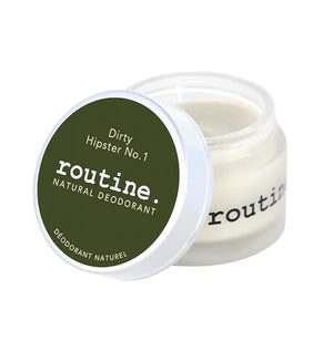 Routine ROUTINE Aluminum Free Natural Deodorant for Women and Men Antiperspirant Deodorant for sensitive skin 58g Patchouli Patchouley &amp Patchoul? (DIRTY HIPSTER NO. 1 Jar)