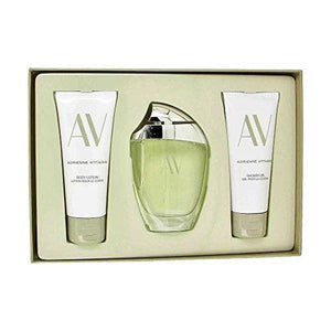 Adrienne Vittadini W-GS-2843 AV by Adrienne Vittadini for Women - 3 Pc Gift Set 3oz EDP Spray44; 3.3oz Body Lotion44; 3.3oz Shower Gel