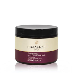 LINANGE Emergency Reconstruction Mask for Very Damaged Hair - Nourishing Hair Treatment 500ml / 16.9 oz.