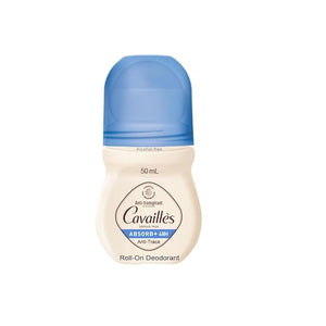 Absorb+ 48H Roll-On Antiperspirant Deodorant 50mL Shield You Against Sweat &amp Unpleasant Odors | Anti-Trace | No White or Yellow Stains | Paraben-Free | No Alcohol | Hypoallergenic