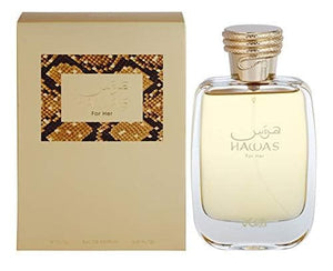 RASASI Hawas For Her - Eau de Parfum 100ML (3.4 OZ) - Premium Arabian Perfume For Women A Signature Women Perfume Long-Lasting Fragrance For All Day Freshness Ideal Gift For Women for any Occasion