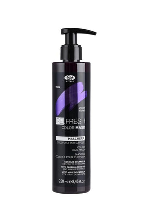 Lisap Color Depositing Hair Mask, Violet, 8.45 oz, Hair Gloss Toner Deep Conditioning Hair Mask, Dry Damaged or Color Treated Hair Repair, With Hydrating Camellia Oil, For Shine &amp; Moisturization