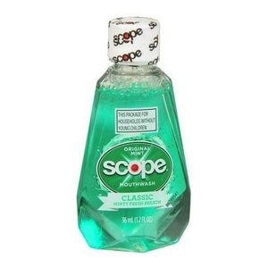 Scope Mouthwash Original Mint Travel Size 36ml/1.2oz (18)